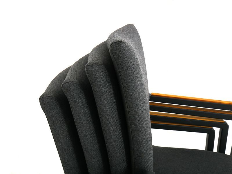 Mandalay Stacking Armchair-Garden Furniture Centre-MidInstock,instock,MidRange,Metal,Dining Chair,Chair,Tables,Metal Furniture,Ranges,FSC®,Outdoor Dining-{collection_title}