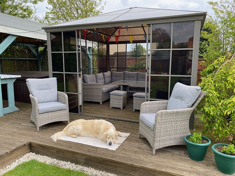 Four Seasons Screen House 3.65m x 4.3m | November Offers-Garden Furniture Centre-Free Install,HighRange,Monthly Offers,Sale,Screenhouse,Free Standing,Gazebos,Metal Gazebos,All Seasons Gazebos,All Seasons Gazebo Range,Garden Rooms Gazebos,All Seasons Range-{collection_title}