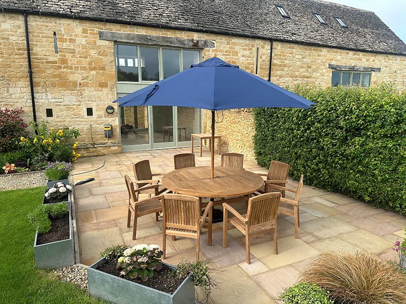 Marley 8 Chair Chunky Table Dining Set