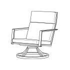 Maroon Relax Chair | Life Range -Garden Furniture Centre-MidRange,Outdoor Furniture,Metal Furniture,Ranges,Life Range,Balcony & Duo Sets-{collection_title}