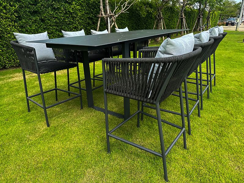 Aruba 8 Chair Bar Dining Set 
