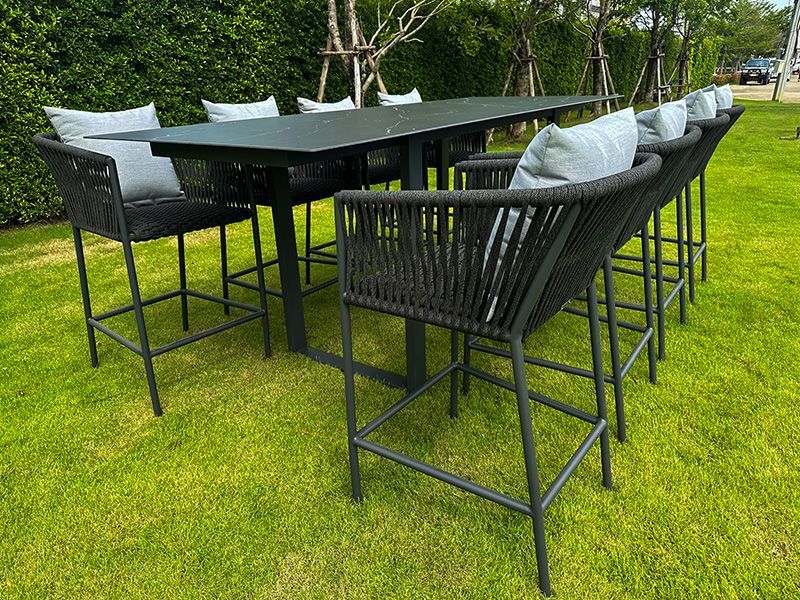 Aruba 8 Chair Bar Dining Set 