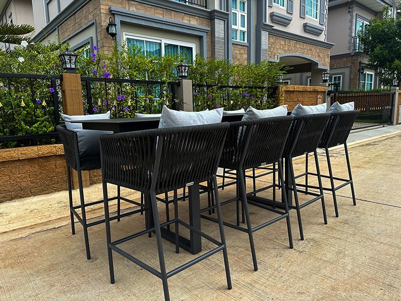 Aruba 8 Chair Bar Dining Set 