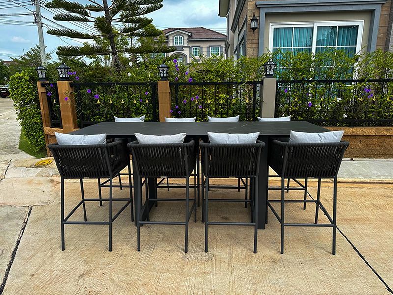 Aruba 8 Chair Bar Dining Set 