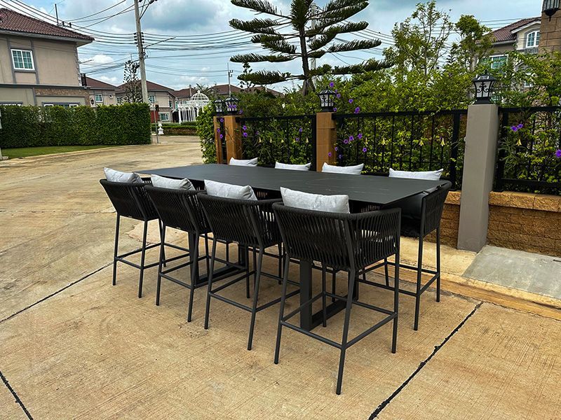 Aruba 8 Chair Bar Dining Set 
