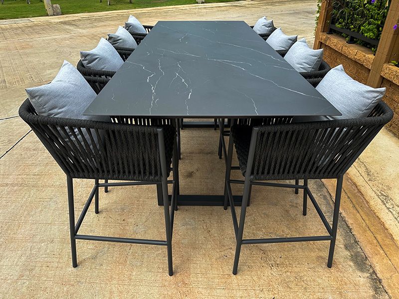 Aruba 8 Chair Bar Dining Set 