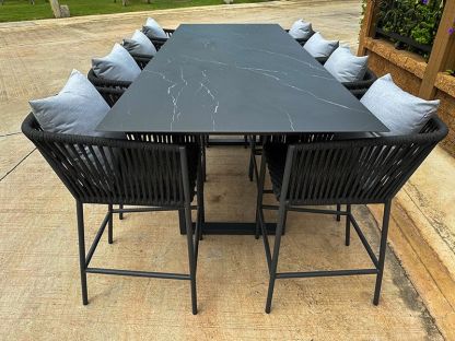 Aruba 8 Chair Bar Dining Set 