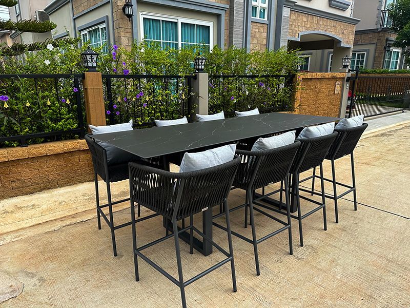 Aruba 8 Chair Bar Dining Set 
