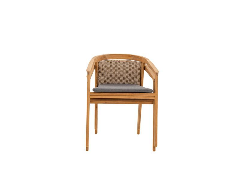 Martinique Teak Stacking Chair-Garden Furniture Centre-Indoor Dining,MidInstock,instock,MidRange,Teak,Dining Chair,Chair,Tables,Outdoor Furniture,Teak Garden Furniture,Outdoor Dining-{collection_title}