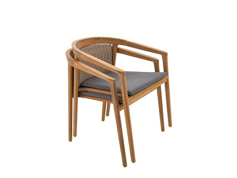 Martinique Teak Stacking Chair-Garden Furniture Centre-Indoor Dining,MidInstock,instock,MidRange,Teak,Dining Chair,Chair,Tables,Outdoor Furniture,Teak Garden Furniture,Outdoor Dining-{collection_title}