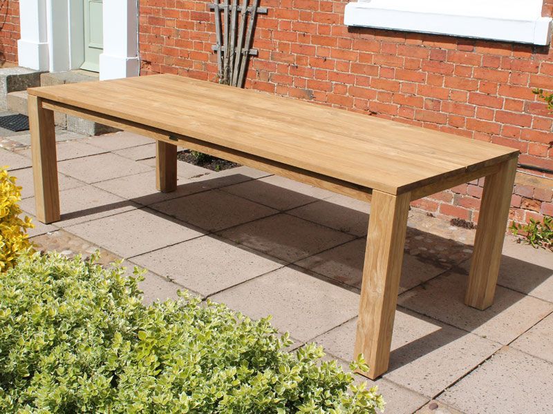 Mayfair 2.4m Teak Table | FSC® Certified-Garden Furniture Centre-HighRange,Outdoor Dining,Teak,FSC®,Tables,Teak Tables-{collection_title}