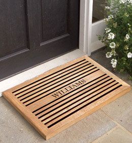 Teak Door Mat - Medium