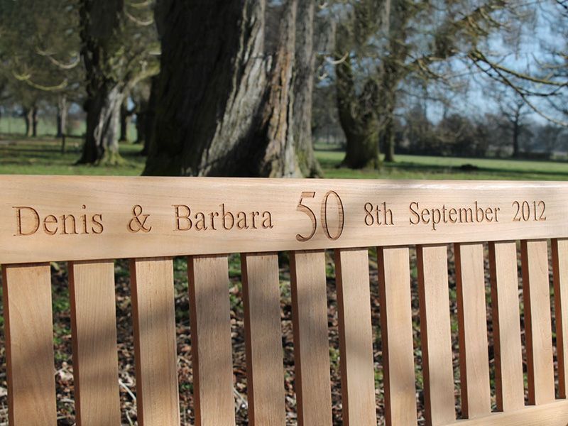 Memorial Bench 1.5m-Garden Furniture Centre-MidInstock,instock,MidRange,park benches,Information,Home Page Benches,Benches,Furniture for Valentines Day,Outdoor Furniture,Teak Benches Benches,Teak,Teak Benches,Memorial Benches-{collection_title}