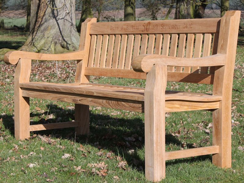 Memorial Bench 1.5m-Garden Furniture Centre-MidInstock,instock,MidRange,park benches,Information,Home Page Benches,Benches,Furniture for Valentines Day,Outdoor Furniture,Teak Benches Benches,Teak,Teak Benches,Memorial Benches-{collection_title}