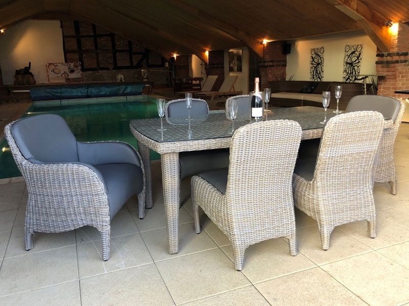 Meteor 6 Chair Dining Set