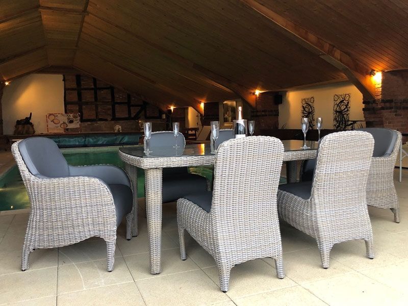 Meteor 6 Chair Dining Set