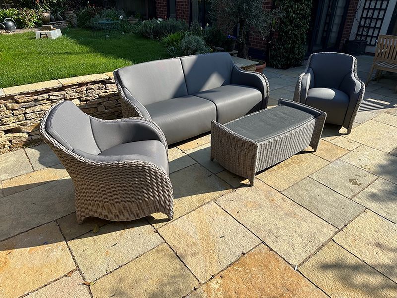 Meteor 3-Seater Sofa Suite -Garden Furniture Centre-HighRange,Outdoor Lounging,Outdoor Furniture,Rattan Furniture,Meteor Range,Lounge Suites & Sets-{collection_title}