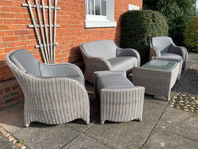 Meteor 2-Seater Sofa Suite -Garden Furniture Centre-HighRange,Outdoor Lounging,Outdoor Furniture,Rattan Furniture,Meteor Range,Lounge Suites & Sets-{collection_title}