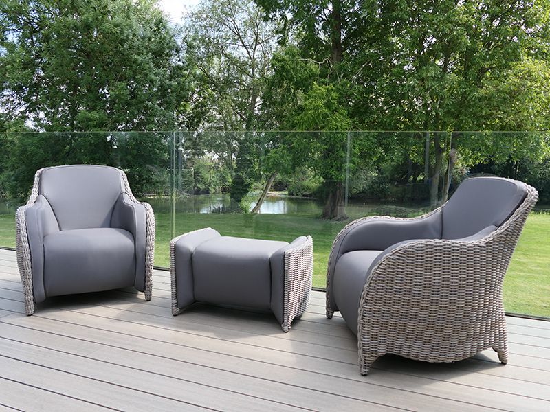 Meteor Lounge Armchair-Garden Furniture Centre-MidInstock,instock,MidRange,Outdoor Lounging,Outdoor Furniture,Rattan Furniture,Ranges,Meteor Range,Rattan,Rattan Chairs,Meteor-{collection_title}