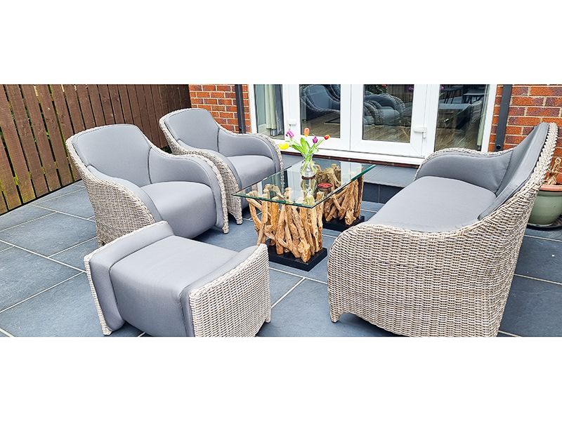 Meteor 2-Seater Sofa Suite -Garden Furniture Centre-HighRange,Outdoor Lounging,Outdoor Furniture,Rattan Furniture,Meteor Range,Lounge Suites & Sets-{collection_title}