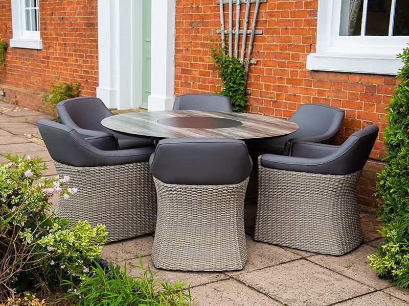 Meteor London 6 Chair Dining Set