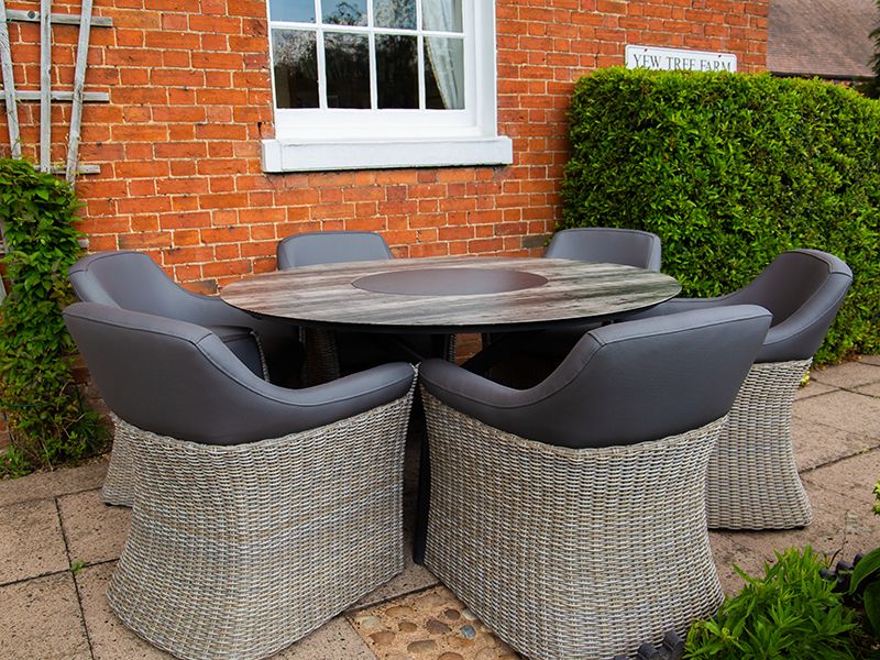 Meteor London 6 Chair Dining Set