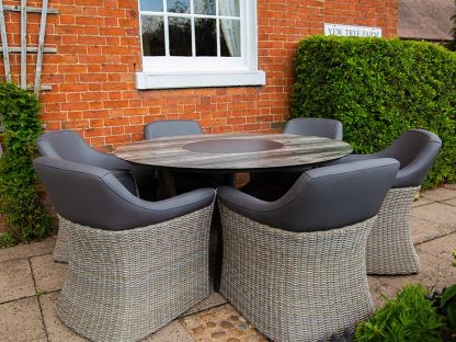Meteor London 6 Chair Dining Set