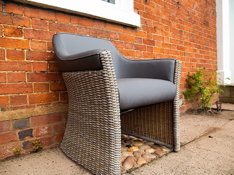 Meteor London Dining Armchair-Garden Furniture Centre-MidInstock,instock,MidRange,Dining Chair,Rattan,Rattan Furniture,Meteor Range,Outdoor Dining,Rattan Chairs,Meteor-{collection_title}