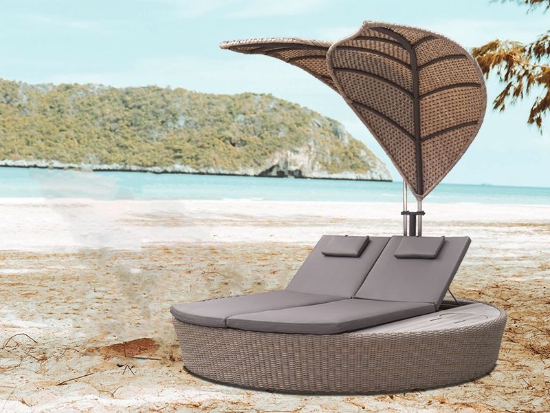 Meteor Rotating Day Bed-Garden Furniture Centre-HighRange,Outdoor Furniture,Rattan Furniture,Loungers & Daybeds,Meteor Range,Rattan,Rattan Loungers,Meteor-{collection_title}