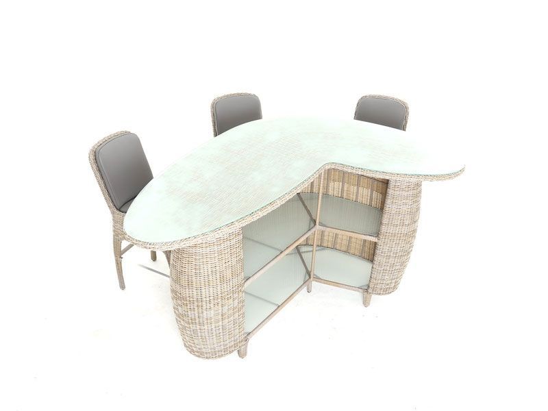 Meteor Spa Bar 3 Chair Set-Garden Furniture Centre-HighRange,Outdoor Dining,Outdoor Furniture,Rattan Furniture,Meteor Range,Rattan,Rattan Sets,Meteor-{collection_title}