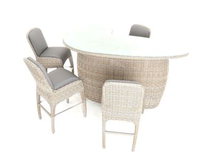 Meteor Spa Bar 4 Chair Set