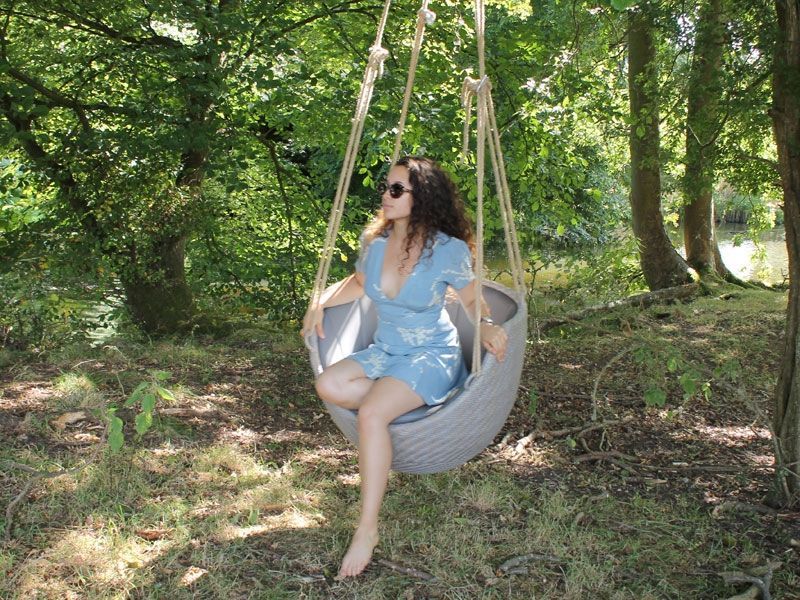 Meteor Hanging Chair -Garden Furniture Centre-MidInstock,instock,MidRange,Outdoor Lounging,Outdoor Furniture,Rattan Furniture,Meteor Range-{collection_title}