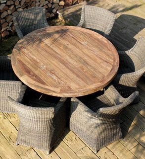 Mexico 6 Chair Dining Set-Garden Furniture Centre-HighRange,Rattan,Tables,Dining Set,Teak,Sale,Outdoor Sale,Outdoor Dining,Spring & Summer Sale,Autumn & Winter Sale-{collection_title}