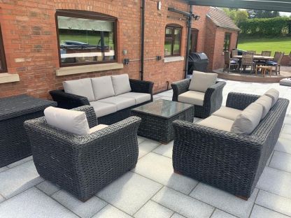 Midnight Montana Double Sofa Suite