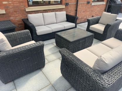 Midnight Montana Double Sofa Suite