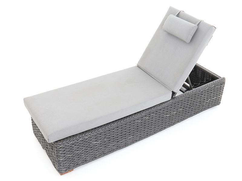 Midnight Montana Sun Lounger-Garden Furniture Centre-MidInstock,instock,MidRange,Rattan,Loungers,Rattan Furniture,Loungers & Daybeds,Montana Range,Rattan Loungers,Montana,Rattan Loungers Loungers-{collection_title}