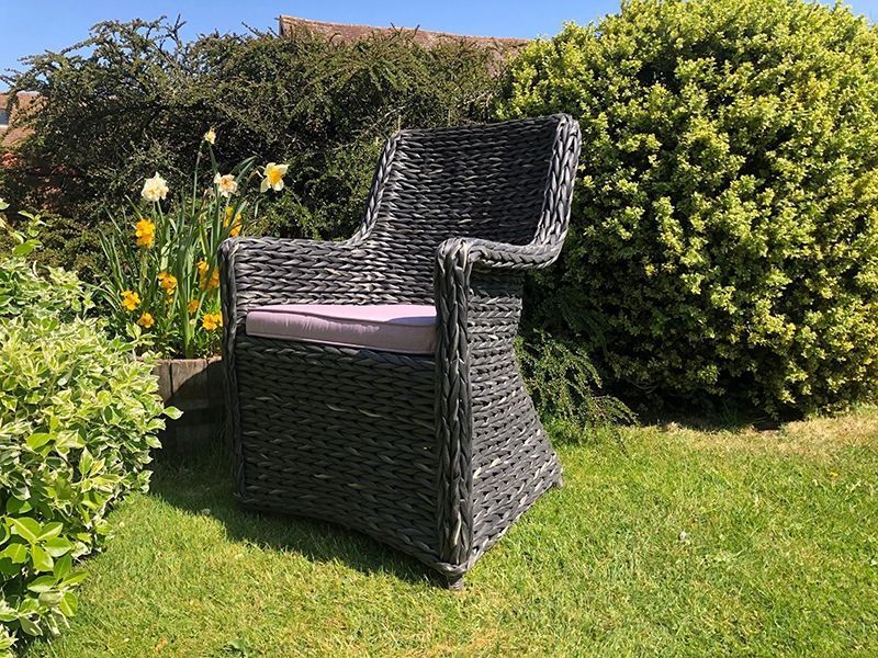 Midnight Montana 4 Chair Dining Set-Garden Furniture Centre-HighRange,Rattan,Tables,Dining Set,Outdoor Furniture,Rattan Furniture,Montana Range,Outdoor Dining-{collection_title}