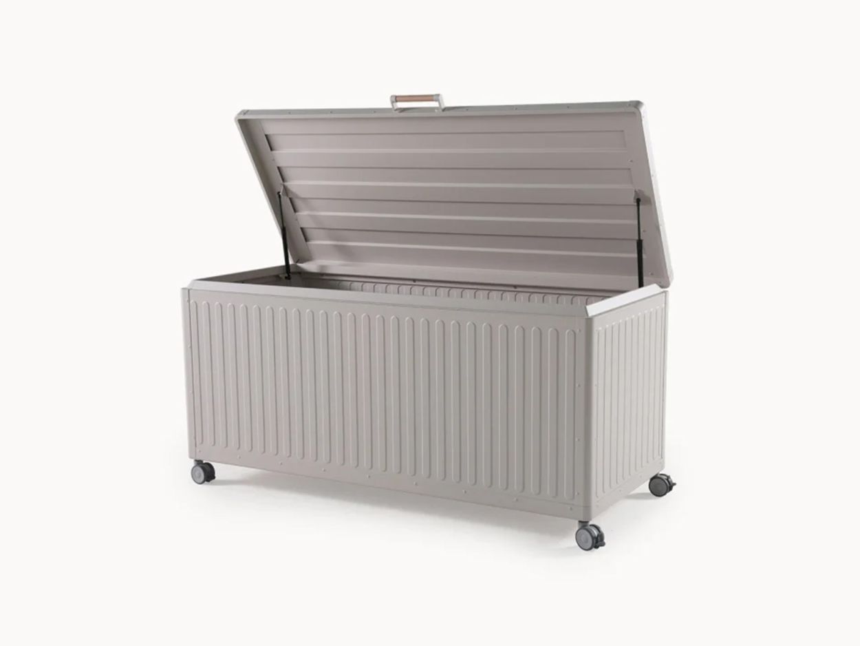 Milano Cushion Box | ECRU-Garden Furniture Centre-MidInstock,instock,MidRange,Accessories,Outdoor Storage,Outdoor Cushions,Gazebo Accessories,Accessories Gazebos,Cushions,Storage Accessories-{collection_title}