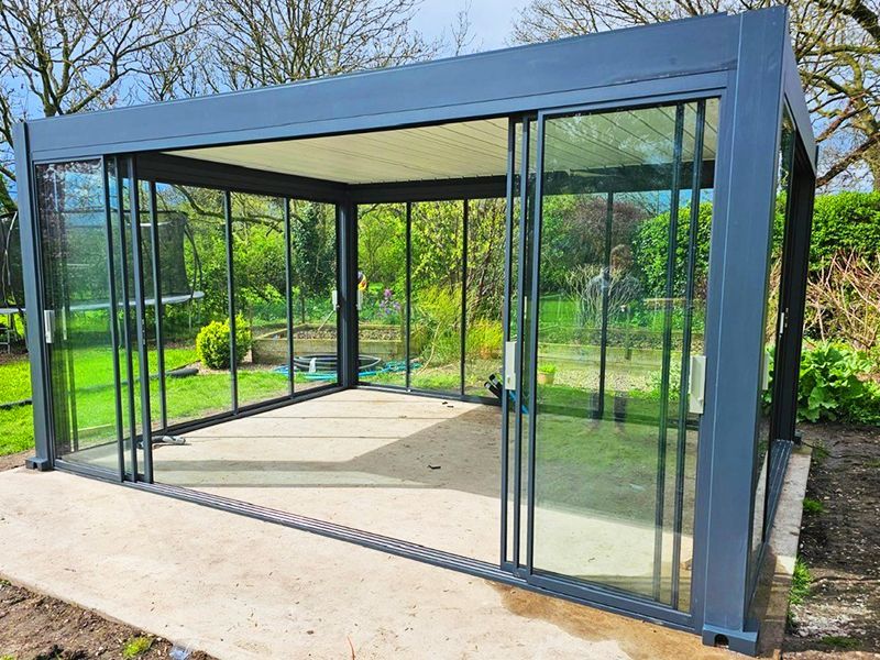 Mirage 6M x 4M Bioclimatic Pergola-Garden Furniture Centre-HighRange,Free Standing,Gazebos,Metal Gazebos,Garden Rooms Gazebos,Bioclimatic Pergolas Gazebos,Bioclimatic Pergolas,Mirage-{collection_title}