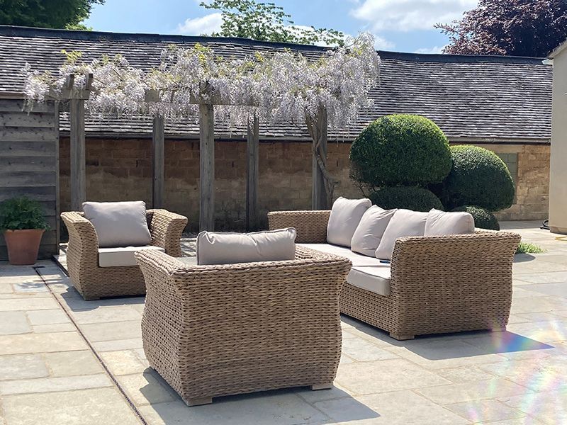Montana 4 Seater Sofa Suite-Garden Furniture Centre-HighRange,Outdoor Lounging,Rattan,Rattan Furniture,Montana Range,Lounge Suites & Sets-{collection_title}