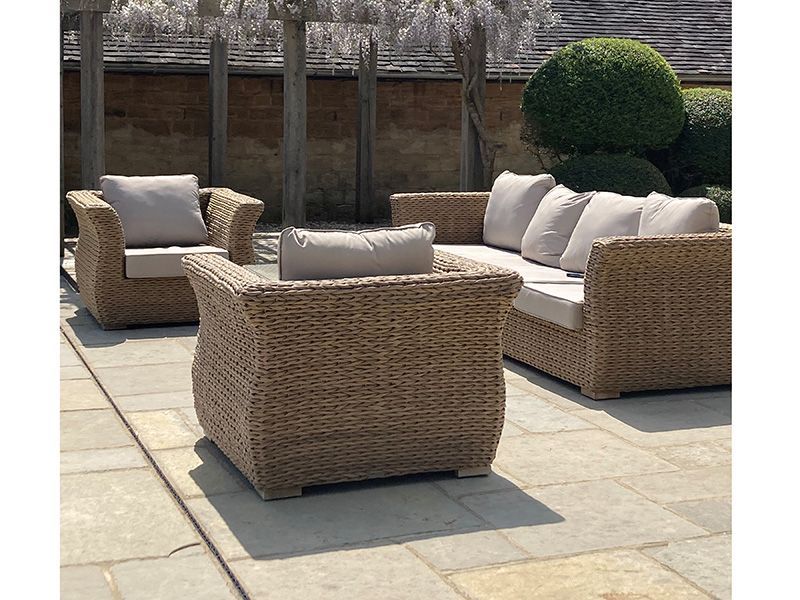 Montana 4 Seater Sofa Suite-Garden Furniture Centre-HighRange,Outdoor Lounging,Rattan,Rattan Furniture,Montana Range,Lounge Suites & Sets-{collection_title}