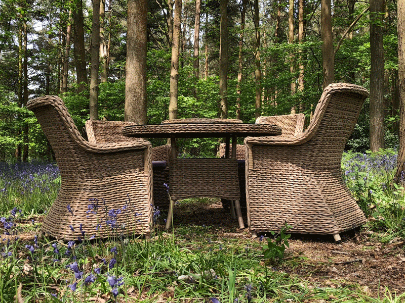 Montana 4 Chair Dining Set-Garden Furniture Centre-HighRange,Rattan,Tables,Dining Set,Rattan Furniture,Montana Range,Outdoor Dining-{collection_title}