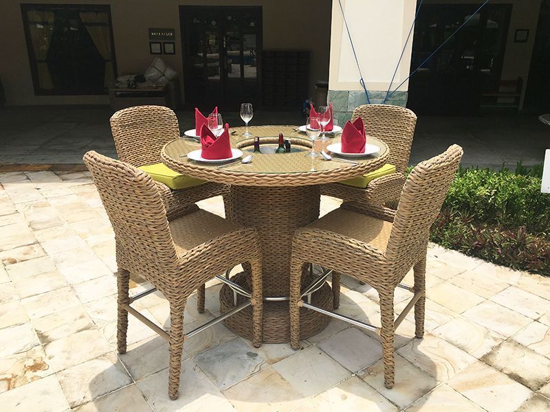 Montana Round Bar -Garden Furniture Centre-HighRange,Outdoor Dining,Outdoor Furniture,Rattan Furniture,Bars & Bar Sets,Montana Range,Rattan,Montana,Outdoor Kitchen,Bars-{collection_title}