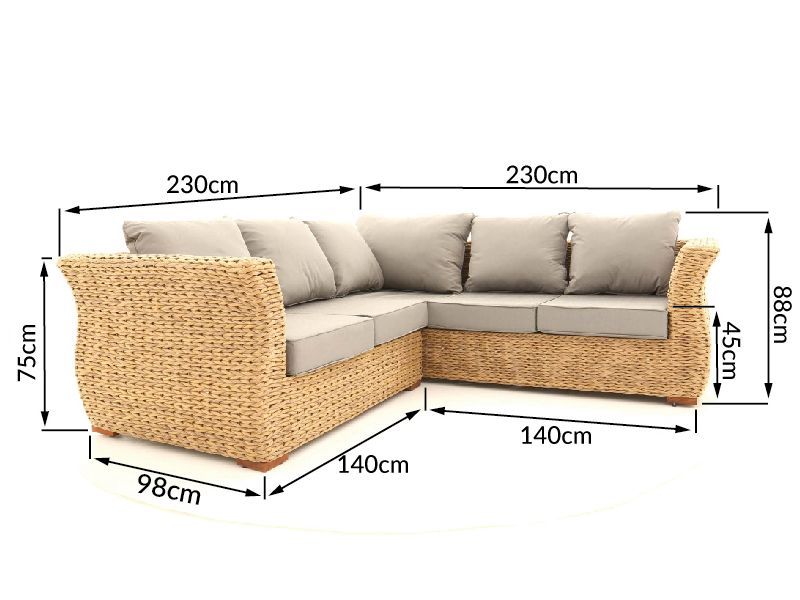 Montana Corner Sofa -Garden Furniture Centre-HighRange,Outdoor Lounging,Rattan Furniture,Montana Range,Corner Lounge Units,Rattan,Montana,Rattan Sets-{collection_title}