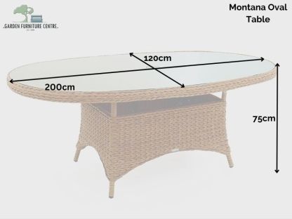 Montana Oval Dining Table 