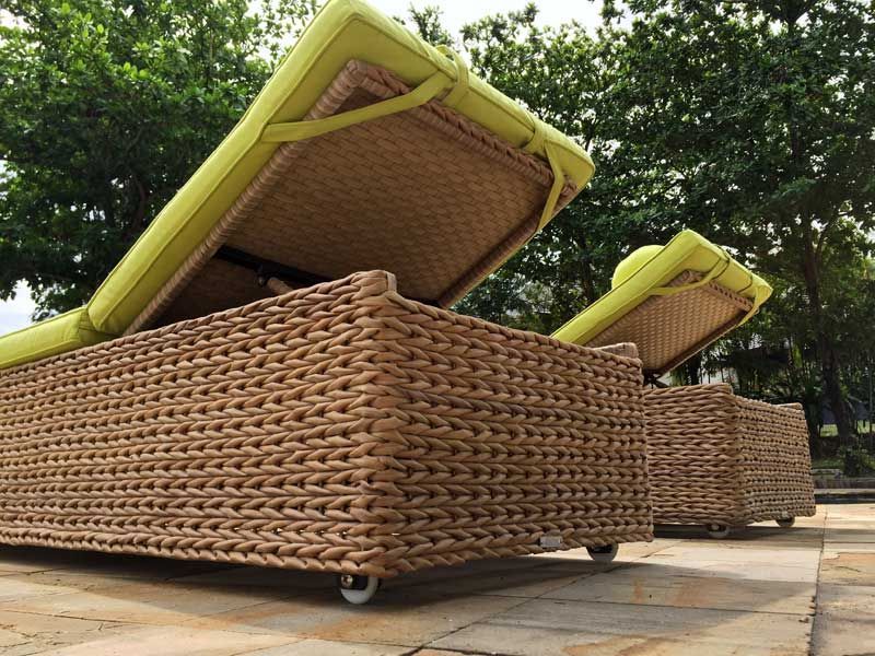 2 x Montana Sun Lounger + Free Side Table-Garden Furniture Centre-HighRange,Outdoor Furniture,Rattan Furniture,Loungers & Daybeds,Montana Range-{collection_title}