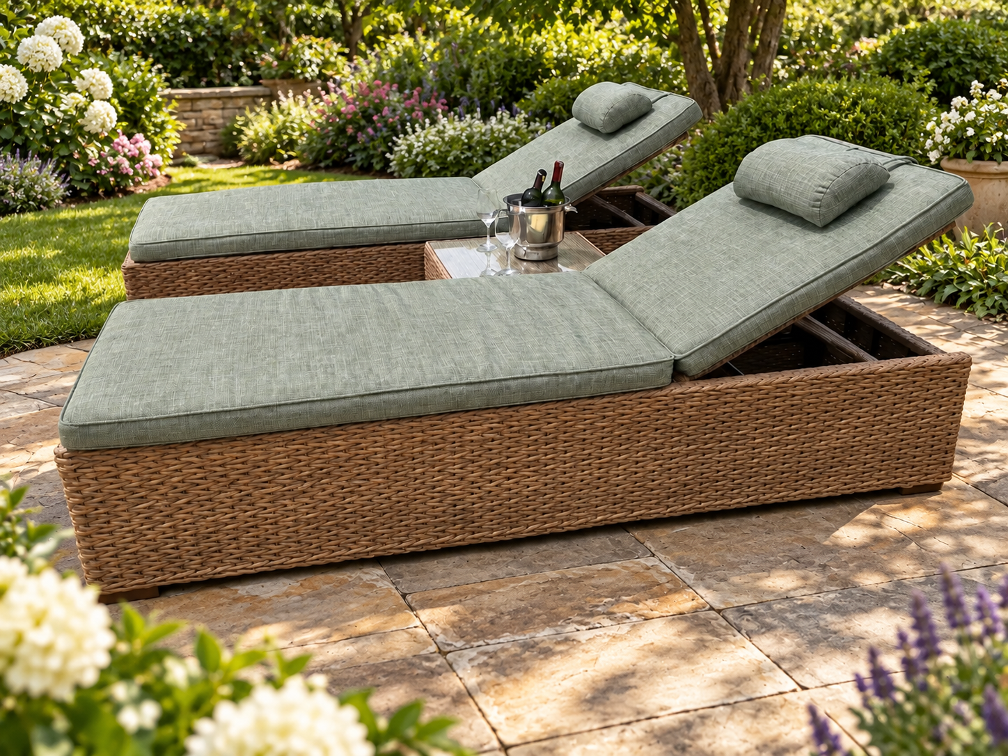  Montana & Fiji Sun Lounger | Replacement Cushion