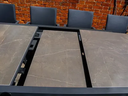 Aruba 8 Chair Extending Dining Set