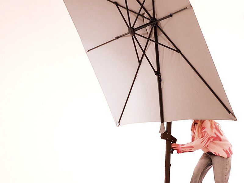 Royce Junior 2.5M SQ Cantilever Parasol | Norfolk Leisure