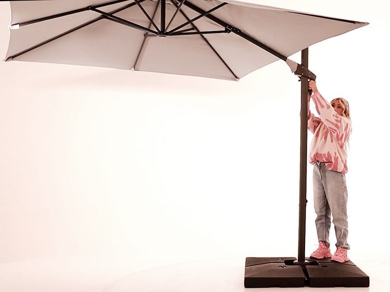 Royce Junior 2.5M SQ Cantilever Parasol | Norfolk Leisure-Garden Furniture Centre-LowRange,royce,Parasols,Cantilever Parasols Parasols,Commercial Parasols-{collection_title}